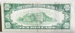Clean $10 North Africa 1934A Silver Certificate.