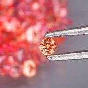 Exceptional 2.94ct diamond cut Songean Sapphire set