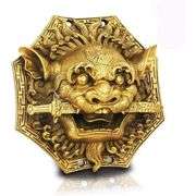 Chinese Feng Shui Brass Protection Mirror