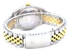 Rolex Datejust 36mm silver stick dial watch