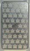 Great Royal Canadian Mint pure .9999 Fine Silver 10 Troy Oz bar in plastic