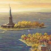 Ellis Island, Fall by Chen, Alexander