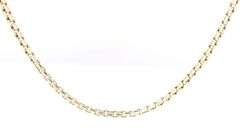 14kt Yellow gold box chain necklace