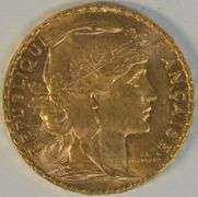 Gem BU 1908 France 20 Francs Gold 'Rooster'
