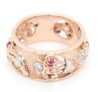 Vintage Rose gold Bouquet band