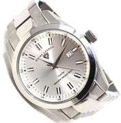 Swiss Legend classic 45mm quartz silver dial watch