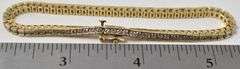 Radiant Diamond Tennis Bracelet in 14K Yellow Gold