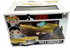 Scarface Al Pacino Autographed Signed Funko Tony's Convertible Car