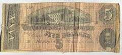 $5 Feb 17 1864 Series CSA Note