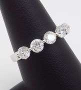 1.50CTW Shared Prong Seven Stone Diamond Band