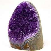Deep Purple Amethyst Cluster Geode