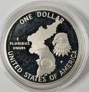 1991-P $1 Korean War Memorial PR DCAM