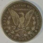 Scarce 1890-CC Morgan Silver Dollar in sharp circ