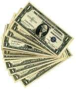 15 Assorted US $1 Silver Certificates