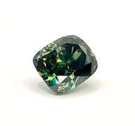 Huge 8.25 Ct Sparkling VVs1 Emerald Green Lab Simulated Diamond Solitaire