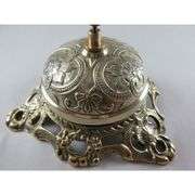 Vintage Solid Brass Hotel Counter Bell