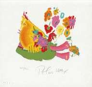 Rare Peter Max Lithograph Signed from the 1970's