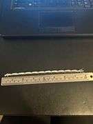 Beautiful 14 Kt  White Gold Plated Tennis Bracelet