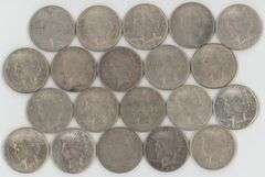 Roll of twenty (20) Peace Silver Dollars from the 1920's in circ