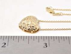 Loving 14K Yellow Gold Heart Pendant Necklace