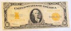 $10 1922 Gold Certificate