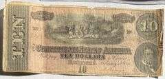$10 Feb 17 1864 Series $10 CSA Note
