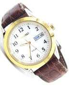 Seiko Solar day date quartz watch
