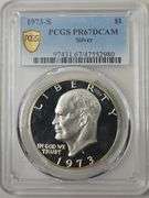 1973-S Proof IKE Dollar PCGS PF67 DCAM