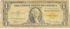 $1 North Africa Emergency Issue Silver Certificate