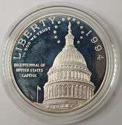1994-S $1 US Capitol Bicentennial PR DCAM