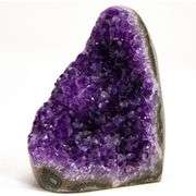 Deep Purple Amethyst Cluster Geode