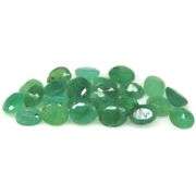 Heavy 8.33ct 25 piece Zambian Emerald set