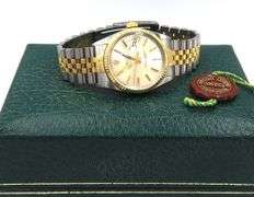 Rolex Datejust 36mm silver stick dial watch