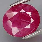 Awesome violet red 3.81ct untreated Ruby