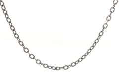 18" Oxidized Textured Cable Chain