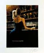 Collectible Hand-Signed Artist Proof Fabian Perez on Paper
