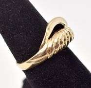 Elegant Dome Top Ring in 14K Yellow Gold