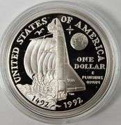 1992 Set Columbus Quincentenary, 2 Coins PR