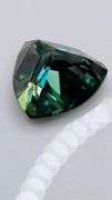 Dazzling Huge 7.5 Ct VVs1 Trillion Cut Emerald Gren Lab Simulated Diamond Solitaire
