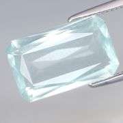 Ice blue! Untreated! 3.86ct scissor cut Aquamarine