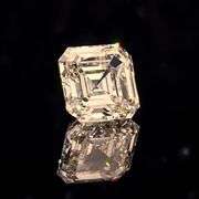 Huge Rare 13.75 Ct VVS1 Amber Ice Asscher Cut Fire Moissanite Solitaire