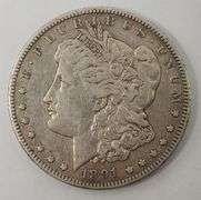 1891-CC Morgan Silver Dollar, Circulated
