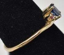 Stunning Sapphire Ring in 14K Yellow Gold