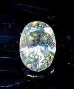 Sparkling 4.17 Ct VVs1 Amber Ice Lab Simulated Diamond Solitaire