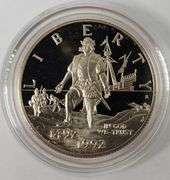 1992 Set Columbus Quincentenary, 2 Coins PR