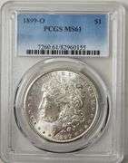 1899-O Morgan Silver Dollar, PCGS MS61
