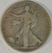 Sharp 1921-S Walking Liberty Half Dollar in Choice Fine