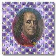 New Ben by Steve Kaufman (1960-2010)