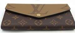 Louis Vuitton Sarah Monogram Reverse & Monogram Canvas Wallet