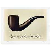 La Trahison des Images by Magritte (1898-1967)